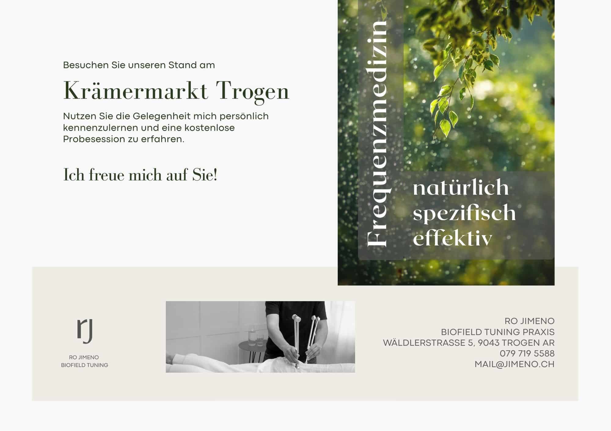 Ro Jimeno at Krämermarkt Trogen